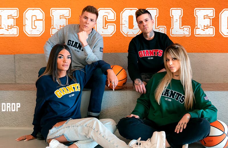 Giants College clothing Collection