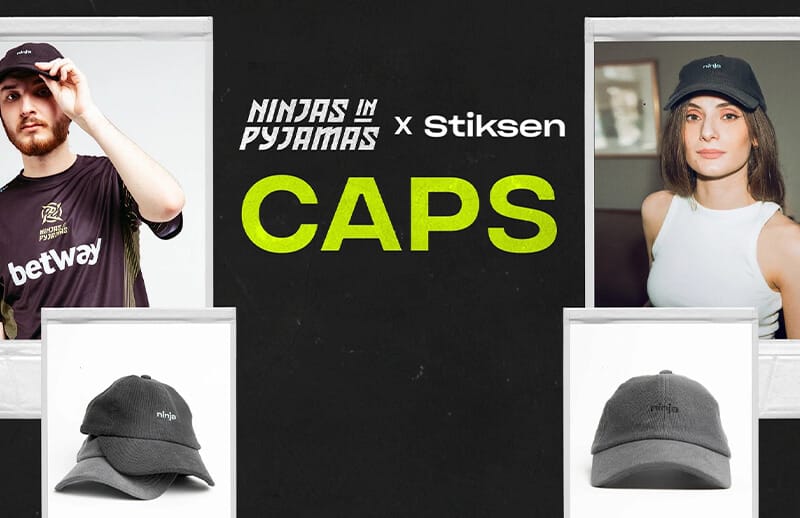 Ninjas in Pyjamas x Stiksen Caps