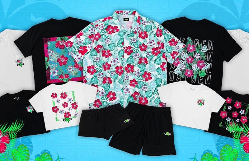 Oxygen Esports LUAU Summer Clothing Collection