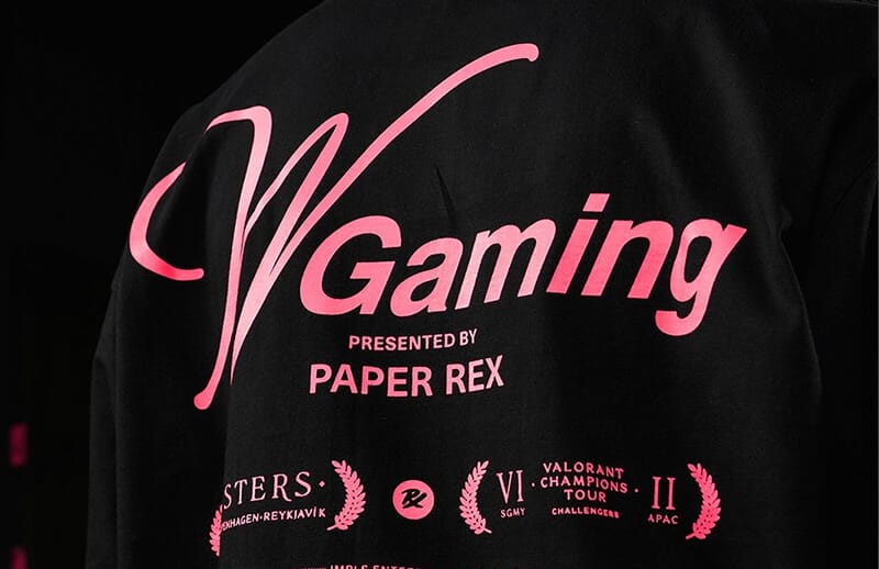 Paper Rex 2022 W GAMING Merch Drop: Tee Collection