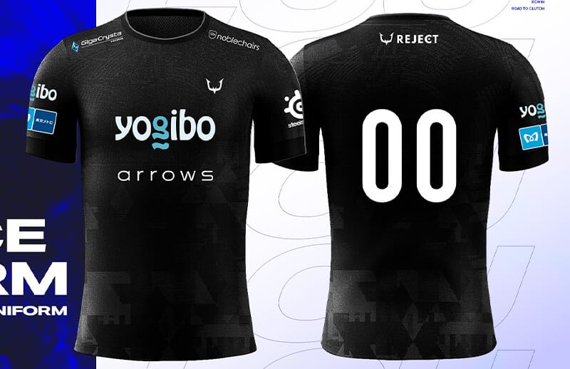 REJECT 2022 Official Player Uniform