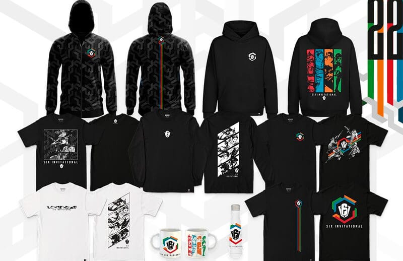 Rainbow Six Invitational merchandise collection