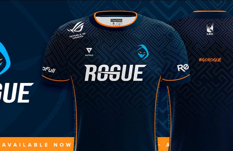Rogue 2022 LEC Pro Kit: We Are Nations Jersey and Gear