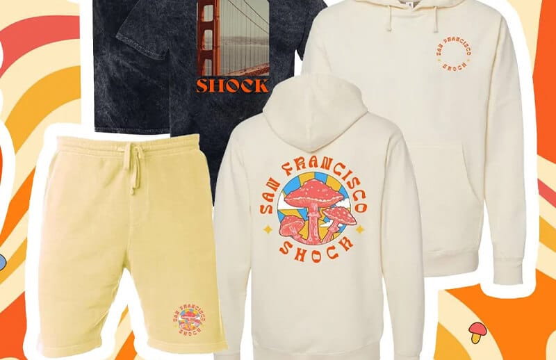 San Francisco Shock Summer of Love Merch