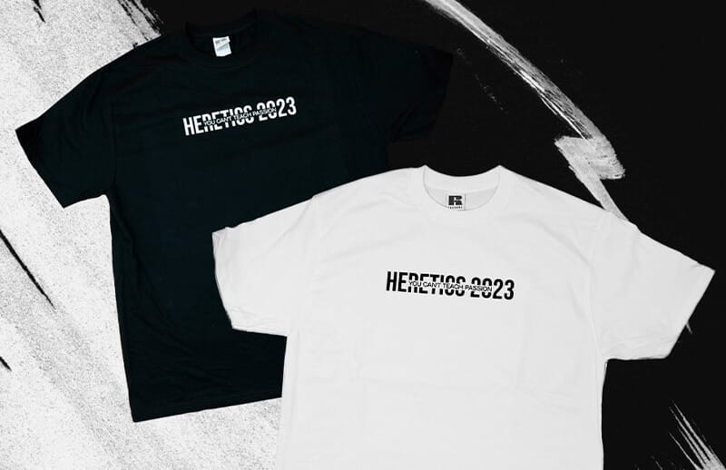 Team Heretics 2023 Commemorative T-shirt