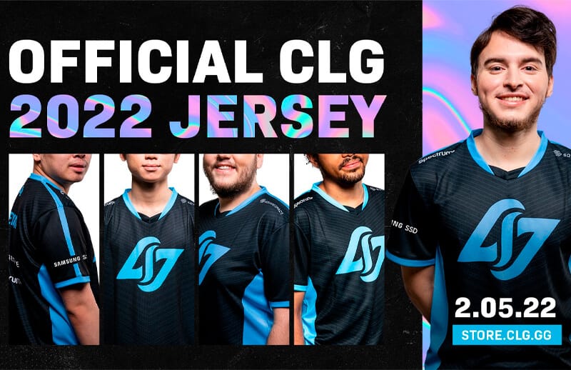CLG 2022 official Jersey release © Counter Logic Gaming shop