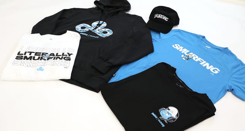 Cloud9 x The Smurfs Clothing Collection