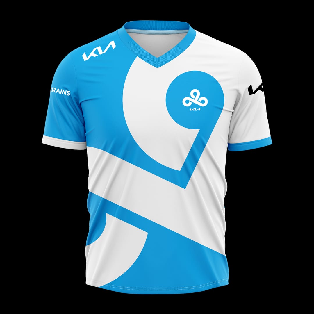 Cloud9 2025 Pro Kit Jersey: Chenille Patch School Design