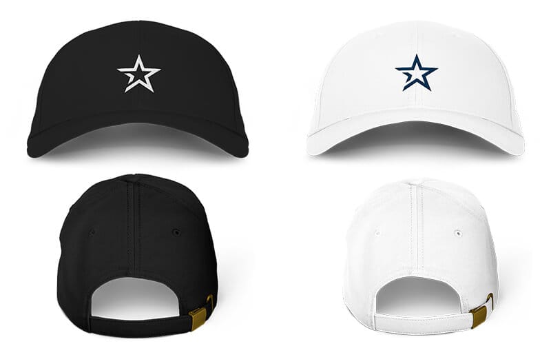 Complexity Essentials collection black and white Caps © Complexity shop