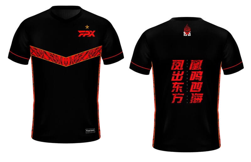 FPX Valorant 2022 Jersey Back and Front © FunPlus Phoenix shop