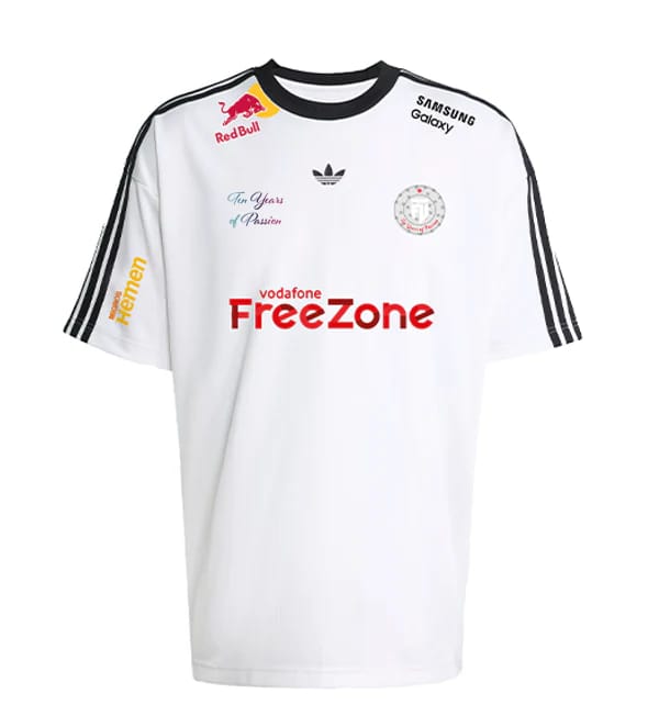 FUT Esports x adidas Originals 2026 jersey white colorway front view