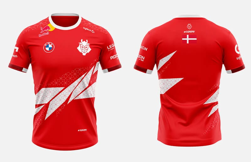 G2 Esports new Danish Player Jersey © G2 Esports shop