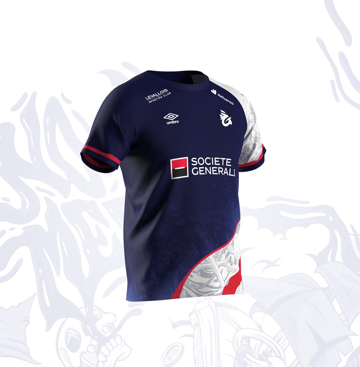 Galions 2025 LFL Jersey Black Pearl Design