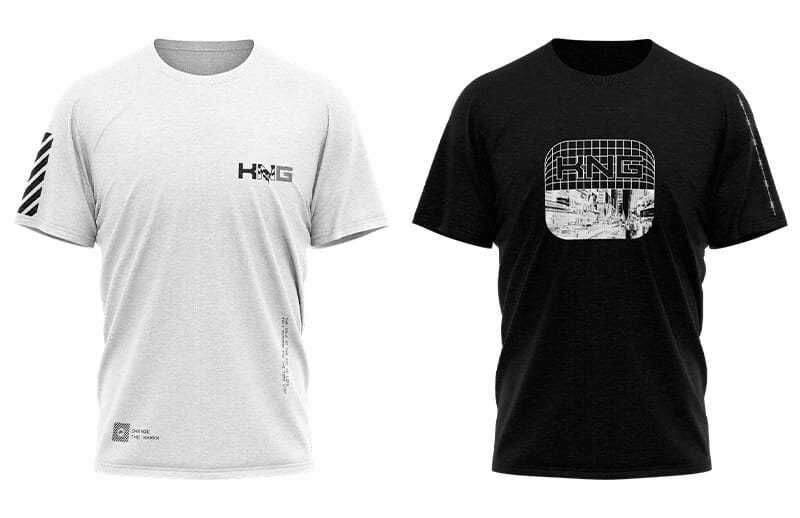 Kungarna Wired Black and White T-shirts © Kungarna store