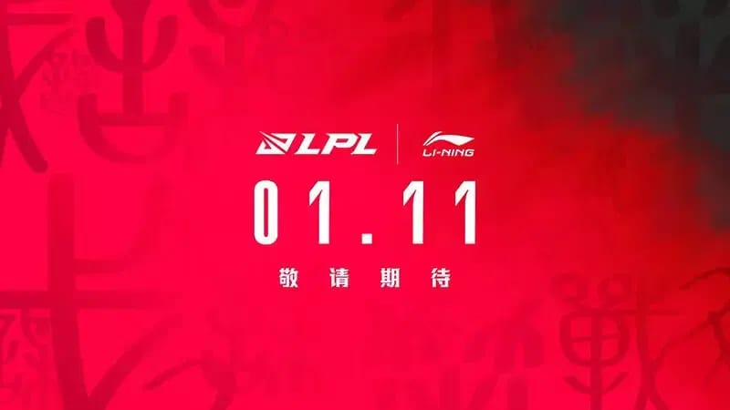 Li-Ning LPL Official Apparel Partnership 2023