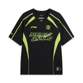 NiP Li-Ning LPL jersey in black with neon yellow accents from the 2024 lineup