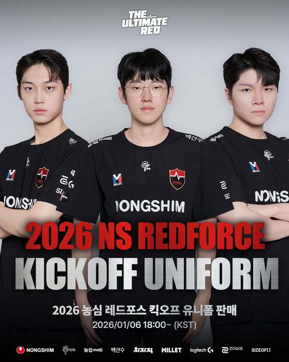 NS RedForce 2026 Kickoff Jersey official sale guide