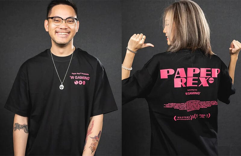 Paper Rex W GAMING Oversized T-shirt © Paper Rex shop