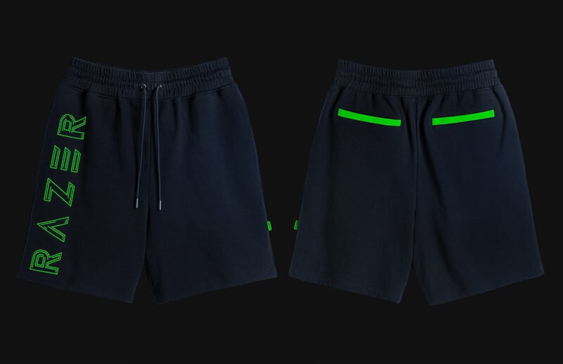 Razer Unleashed Shorts front and back © Razer shop