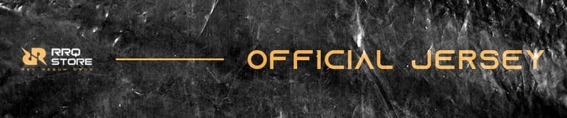 Official RRQ Pro Jersey category image promoting the 2024 Official Team Kit on the RRQ Store