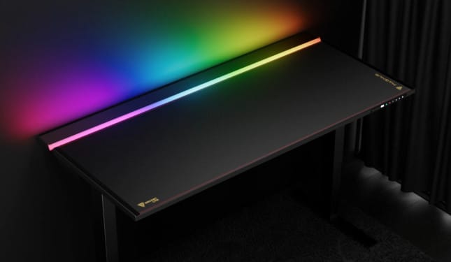 Secretlab MAGNUS Pro desk setup with MAGPAD desk mat