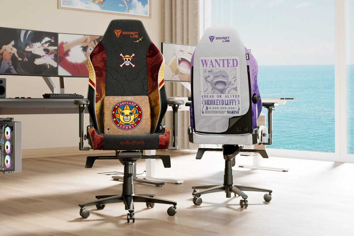 Secretlab TITAN Evo One Piece Luffy Edition and Gear 5 gaming chair