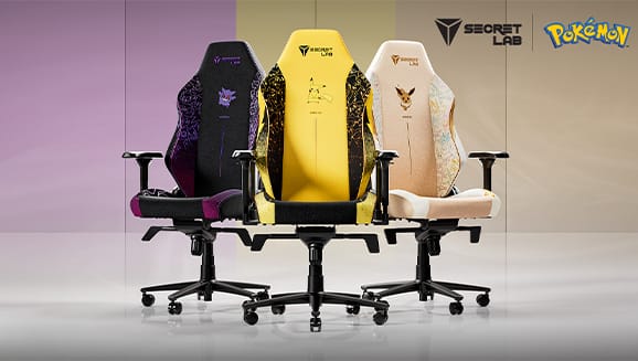 Secretlab x Pokemon 30th Anniversary Gaming Chair Collection