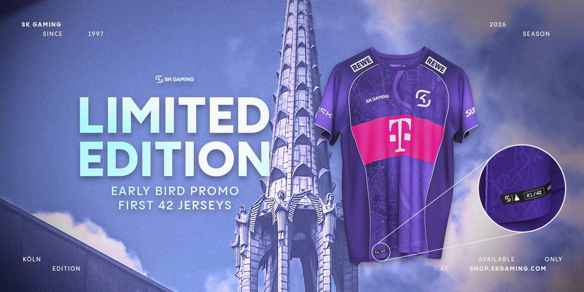 SK Gaming 2026 Köln Edition Jersey: Limited Purple Drop