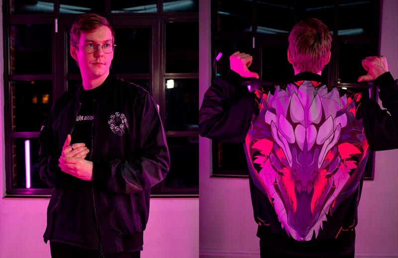 SK Gaming new 2022 Dragon Bomber jacket