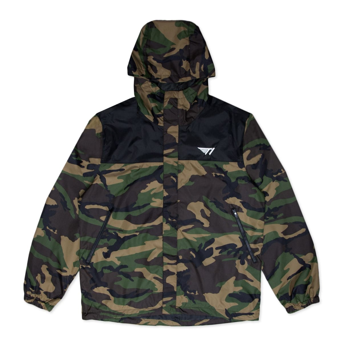 T1 BE:ING Camo Windbreaker Jacket from the North America Collection
