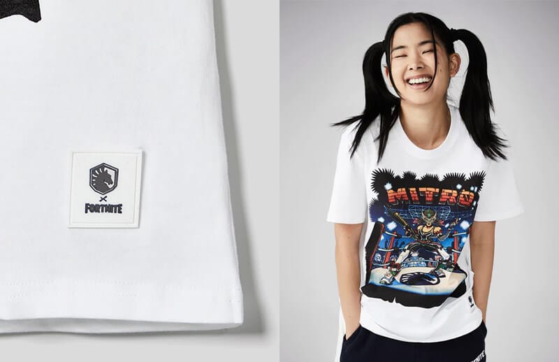 Team Liquid x Fortnite MITRO white T-shirt © Team Liquid shop