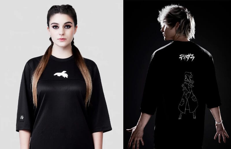 Liquid x Naruto The Akatsuki Collection black Deidara T-shirt © Team Liquid store