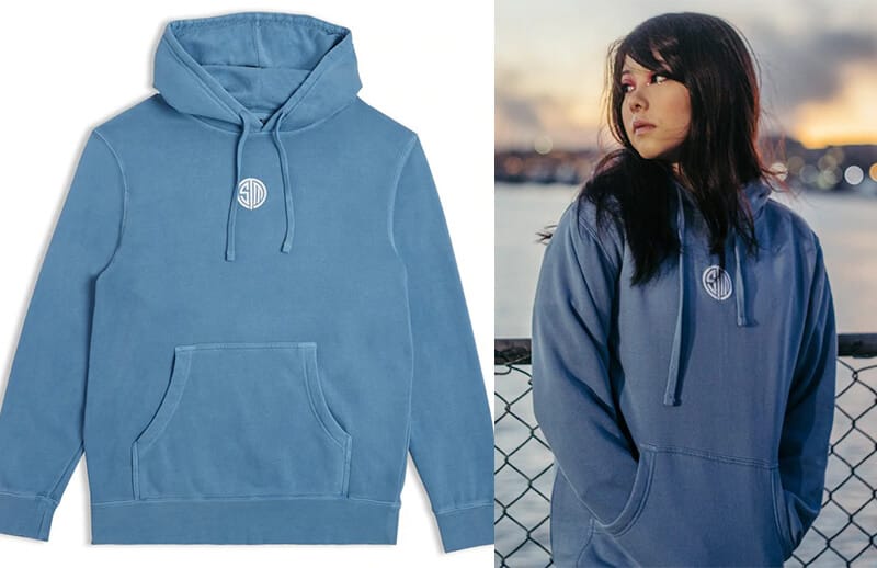 TSM Pastel River Blue Hoodie © Team SoloMid shop