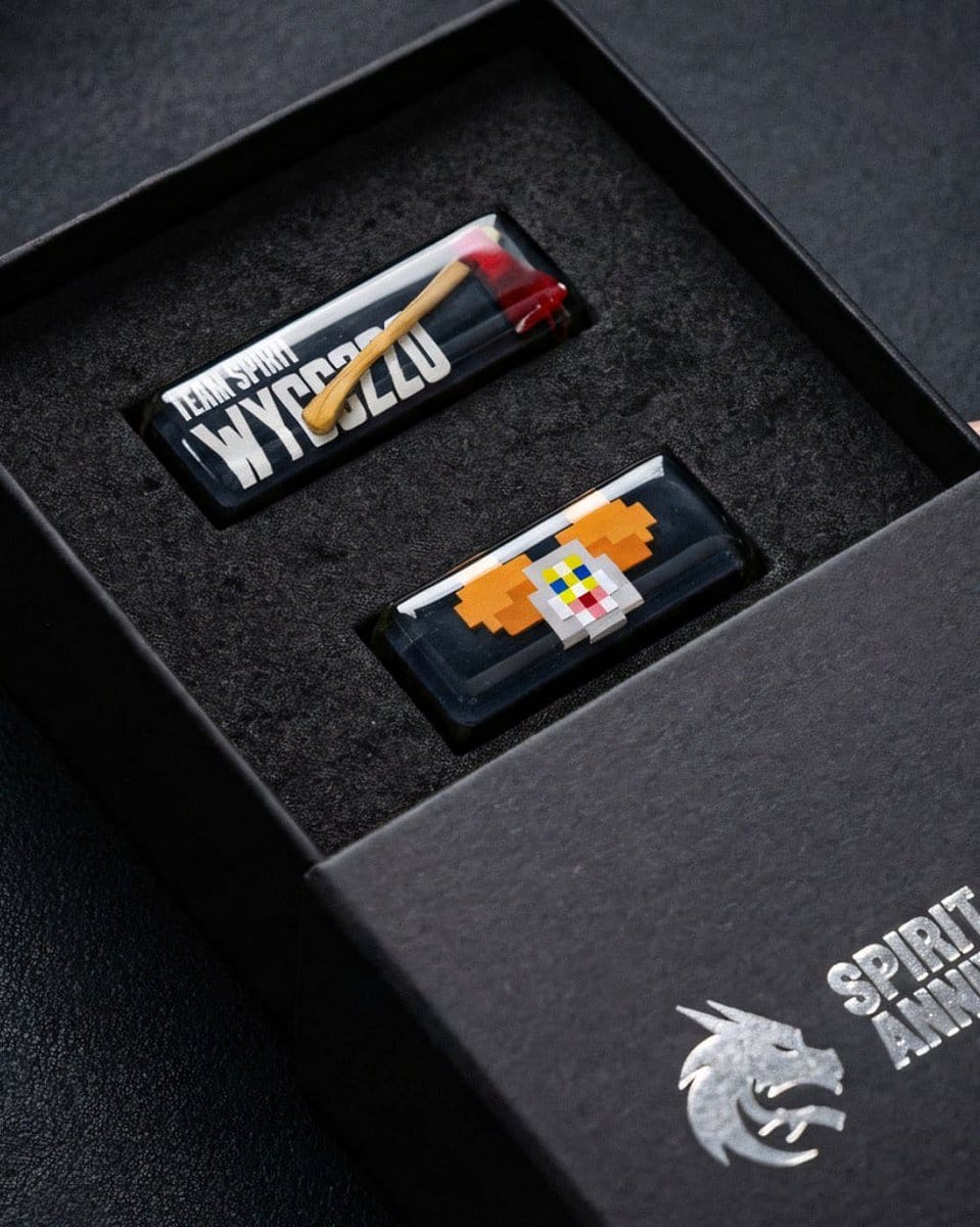 Team Spirit 10th Anniversary custom artisan keycap boxed set