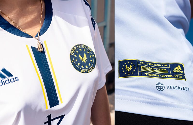 Vitality x Adidas Alternate Jersey Details © Team Vitality shop