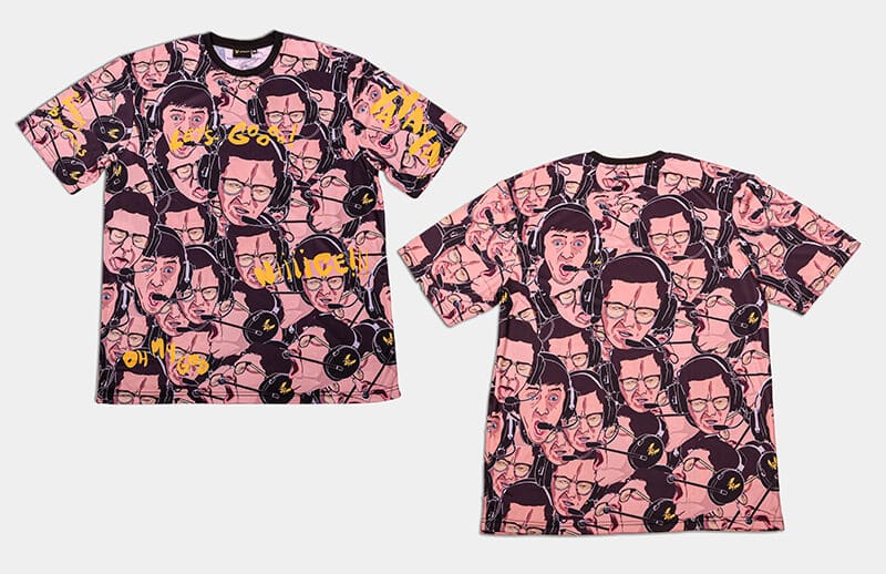 Team Vitality apEX WTF T-shirt back and front © Team Vitality shop