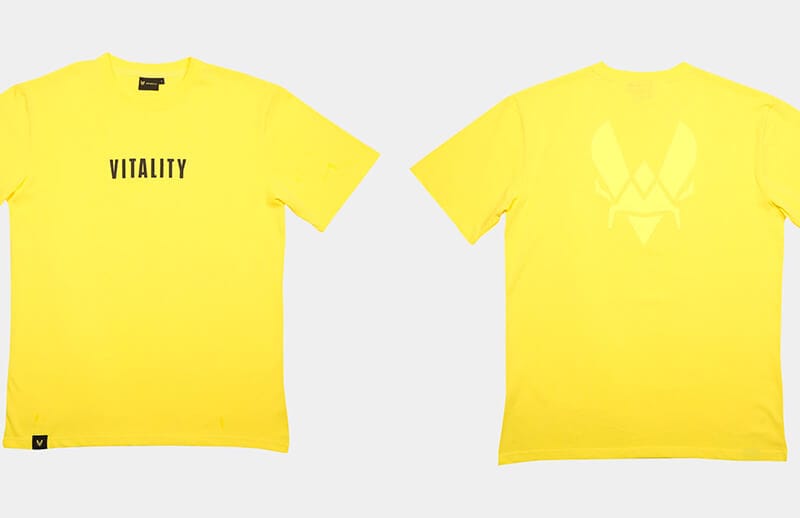 Team Vitality Summer 2022 Yellow T-shirt © Team Vitality shop