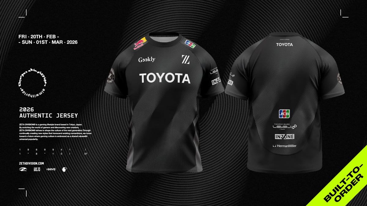 ZETA DIVISION 2026 Authentic Jersey Pre-Order